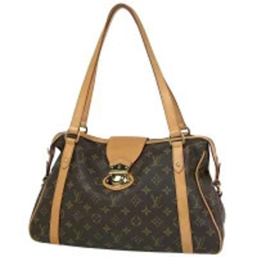 Louis Vuitton Stresa Shoulder Bag Handbag Monogram Brown